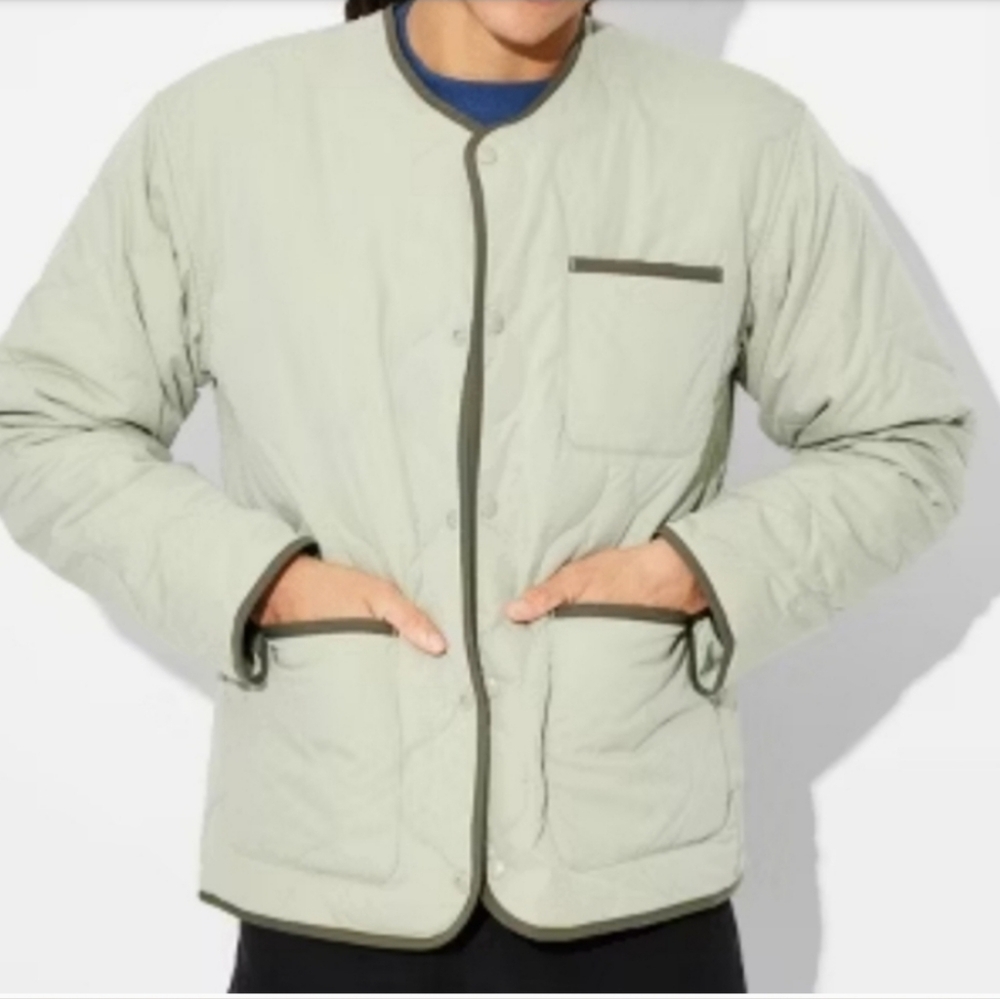 Original Use Men's Light Olive Quilted Jacket Size XXL
